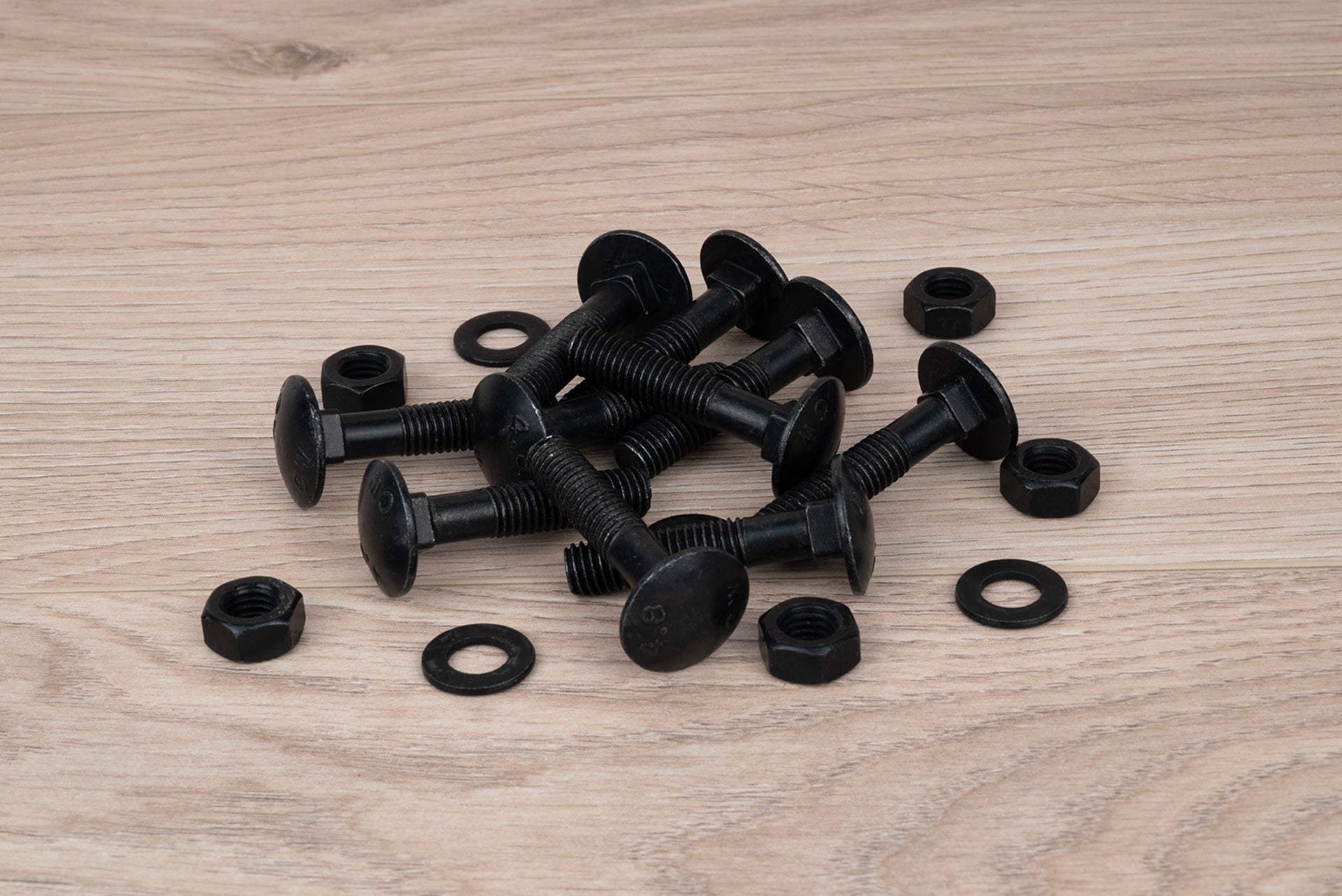 Wovar Boulons galvanisés noirs M8 x 40 mm - 25 Pièces - 3
