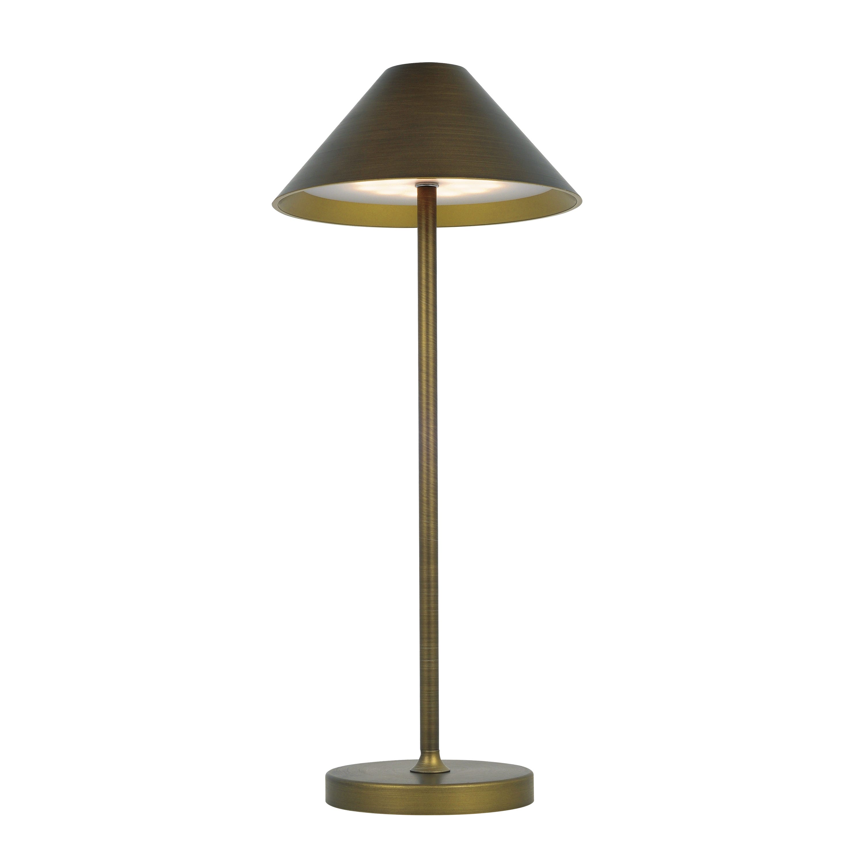 Lâmpada de mesa LED recarregável 320 Lm intensidade variável, cobre Malia INSPIRE - 3