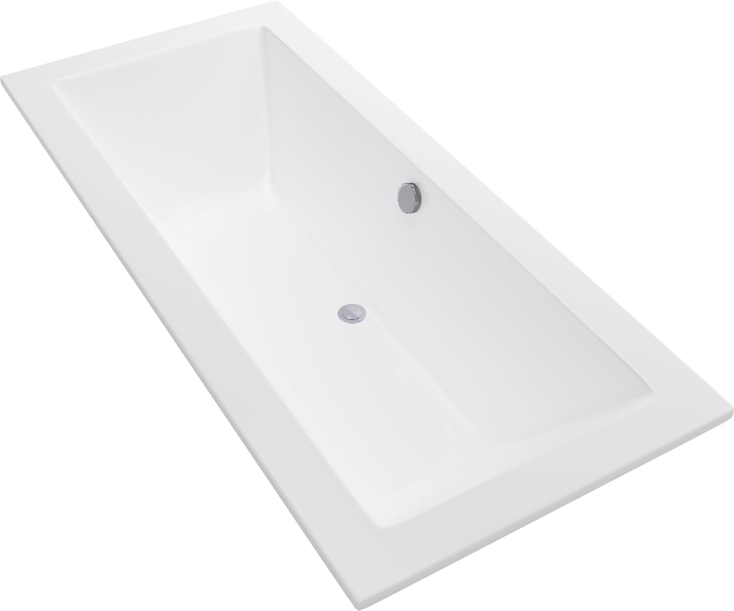 Mexen Cube baignoire rectangulaire 190 x 80 cm, blanche - 55051908000 - 4