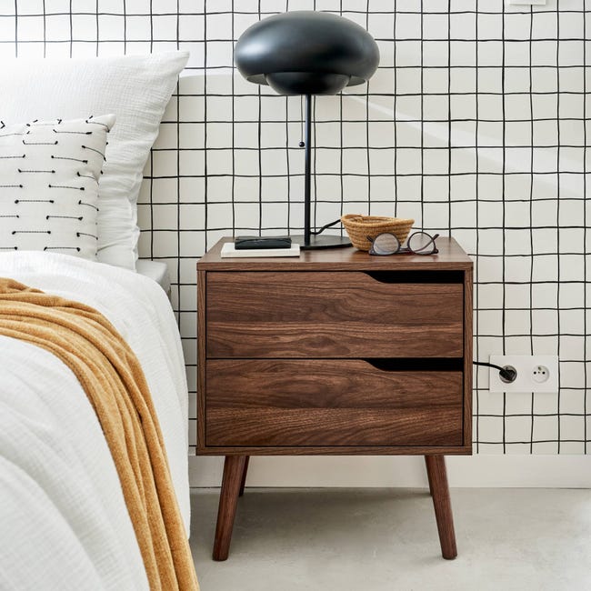 Comò 6 Cassetti effetto Rattan Stile Boho-Chic Comò 6 Cassetti effetto Rattan Stile Boho-Chic