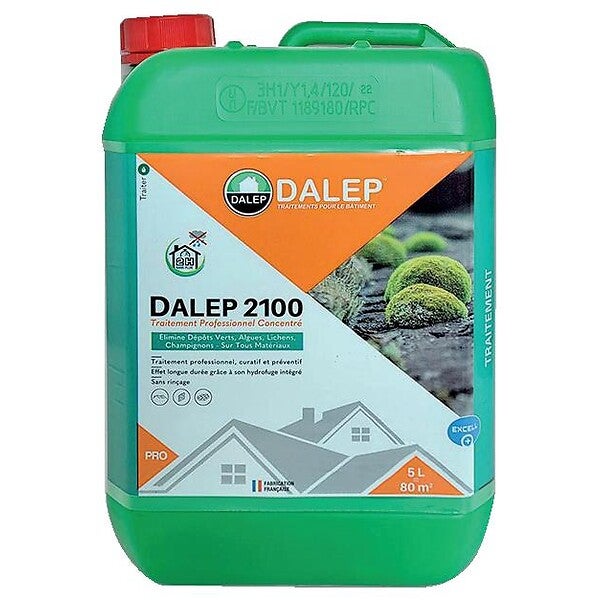 Antimousse Professionnel Concentré DALEP 2100 Bidon de 5 Litres - 121005