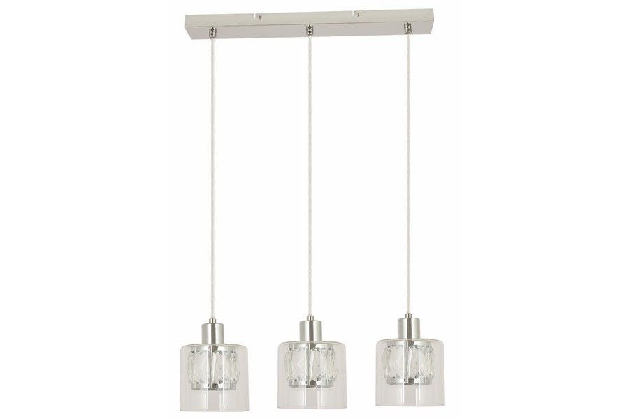 Lampa wisząca Elmo chromowana 3xE14x40W wym: 120 x 47 x 12 cm metal Reality
