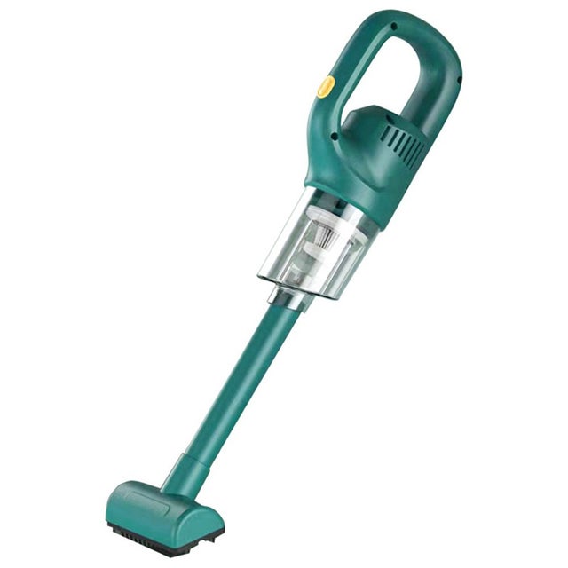Aspirador de mão sem fio recarregável por USB, aspirador de carro, aspirador doméstico, 25 watts, verde