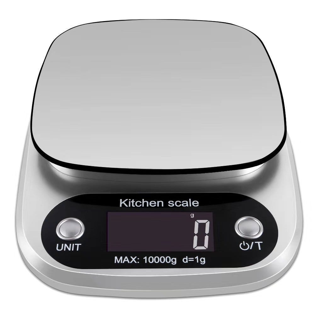 Balance de cuisine numérique - 10 kg/1 g - Rechargeable par Balance de cuisine numérique - 10 kg/1 g - Rechargeable par