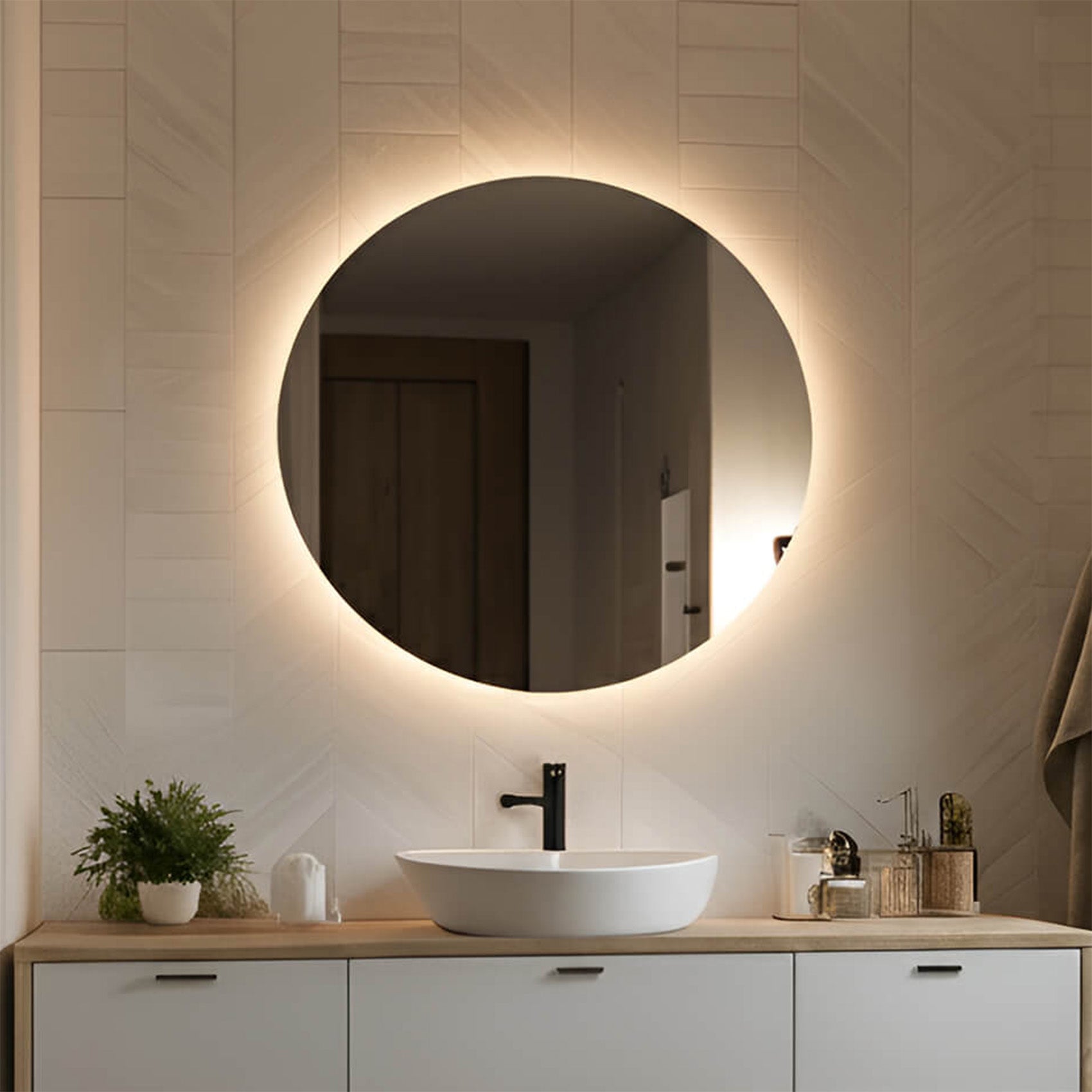 Lustro łazienkowe LED 60x60cm