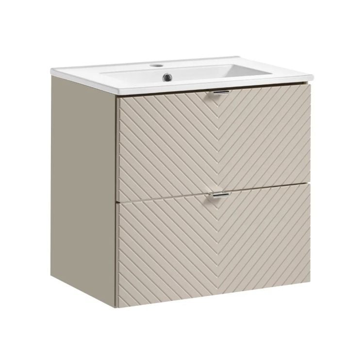 Szafka pod umywalkę VIVA CASHMERE 2S 60cm kaszmirowy mat - 6