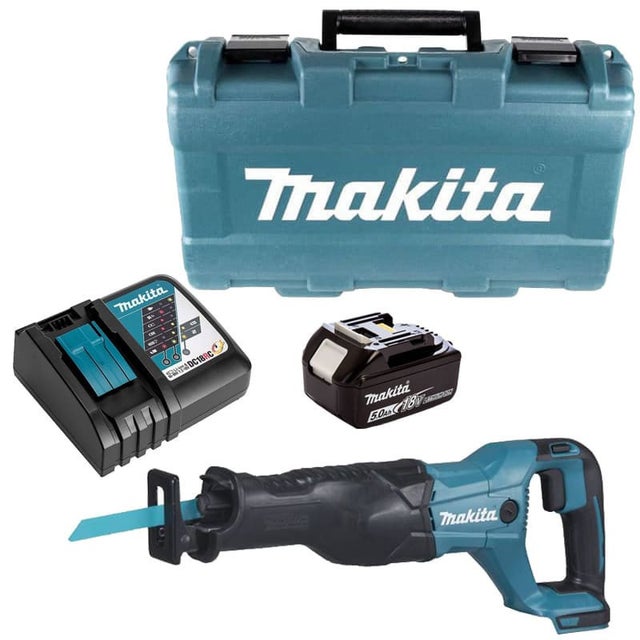 Scie sabre sans fil 18V LXT (1x5,0 Ah) dans coffret - MAKITA DJR186RT