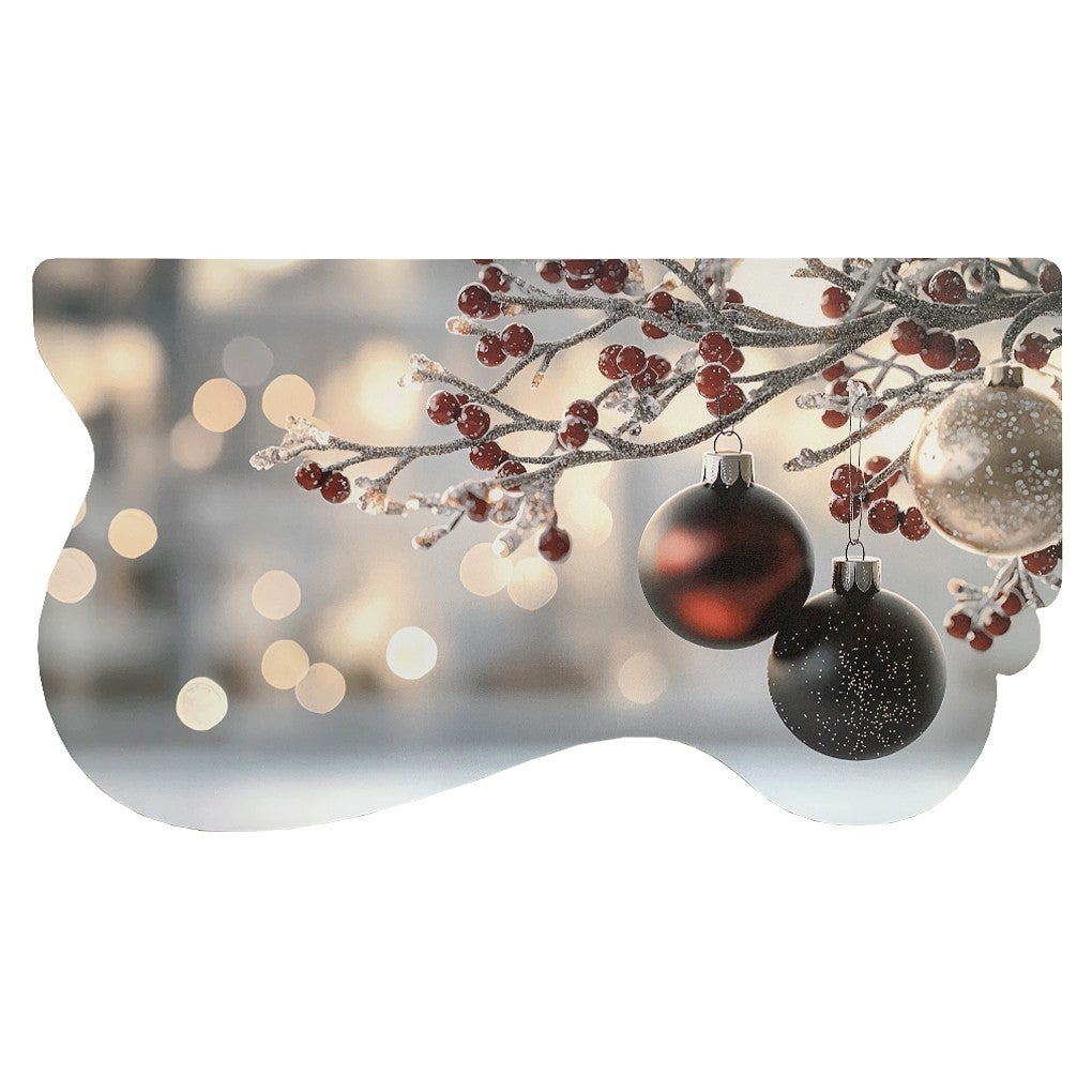 Tapis de Cuisine de Noël Décorations Coureur Antidérapant Décorations Fête Des.D 52x140 cm