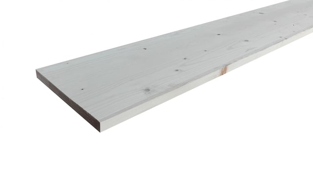 Mensola rustica in abete, L.120 x P.40 cm x Sp.18 mm