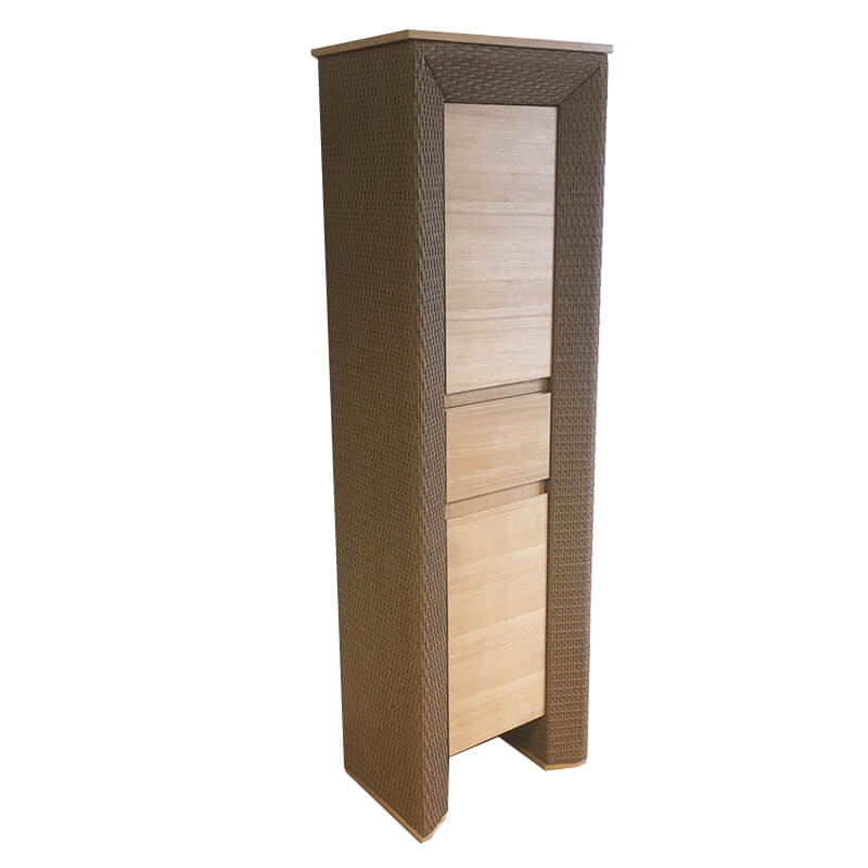 Columna de almacenaje charleston color natural - 170 cm - baño