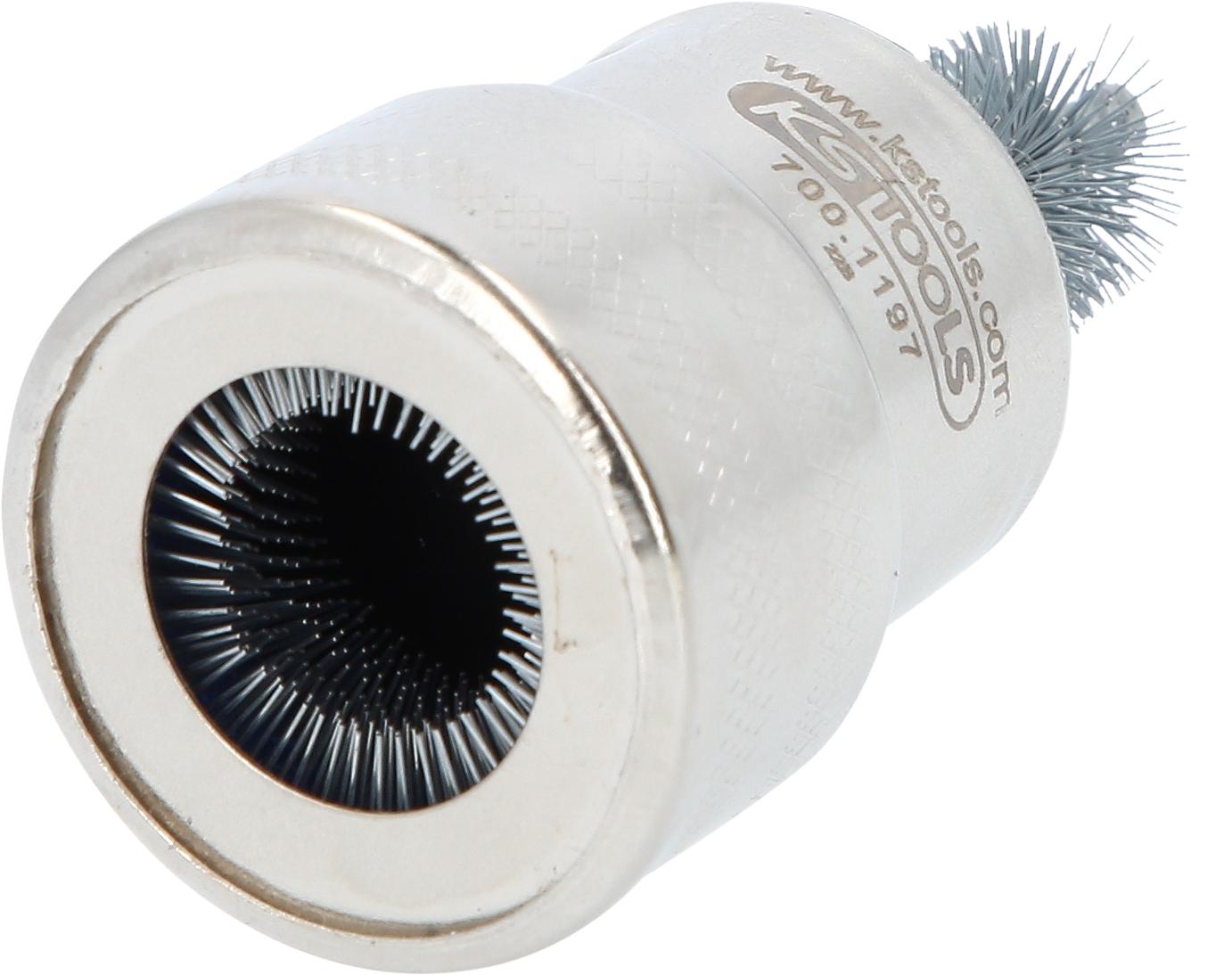 KS TOOLS Szczotka do czyszczenia biegunów i zacisków akumulatora 120mm - 700.1197