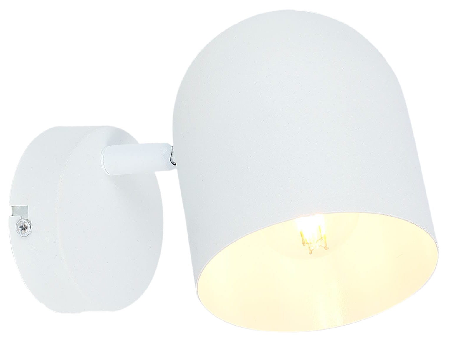 Kinkiet ścienny Azuro biały 1xE27x40W wym: 12 x 18 x 10 cm metal IP20 Candellux