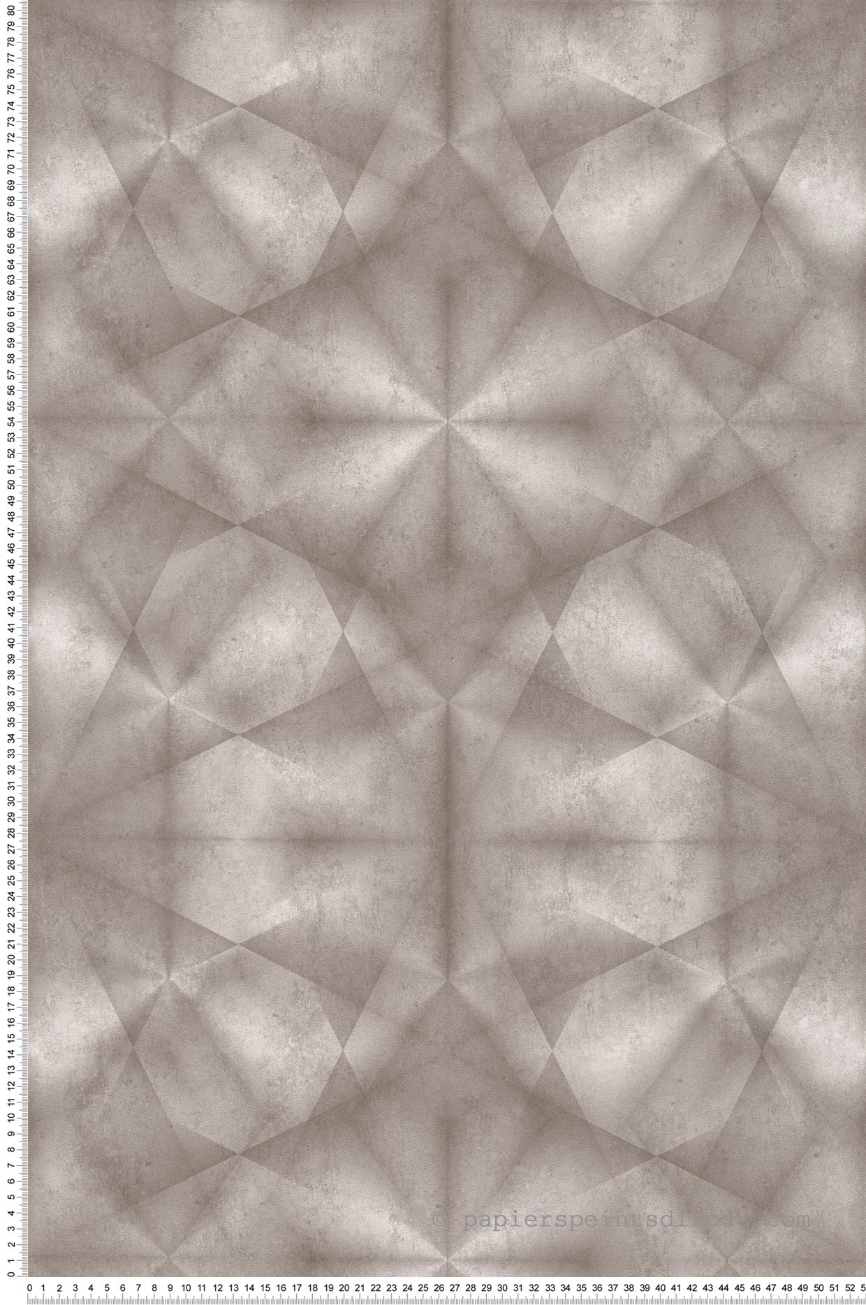 Tapeta Motyw 3D srebrnymIszarym - 53 cm x 10.05 m - LIVINGWALLS