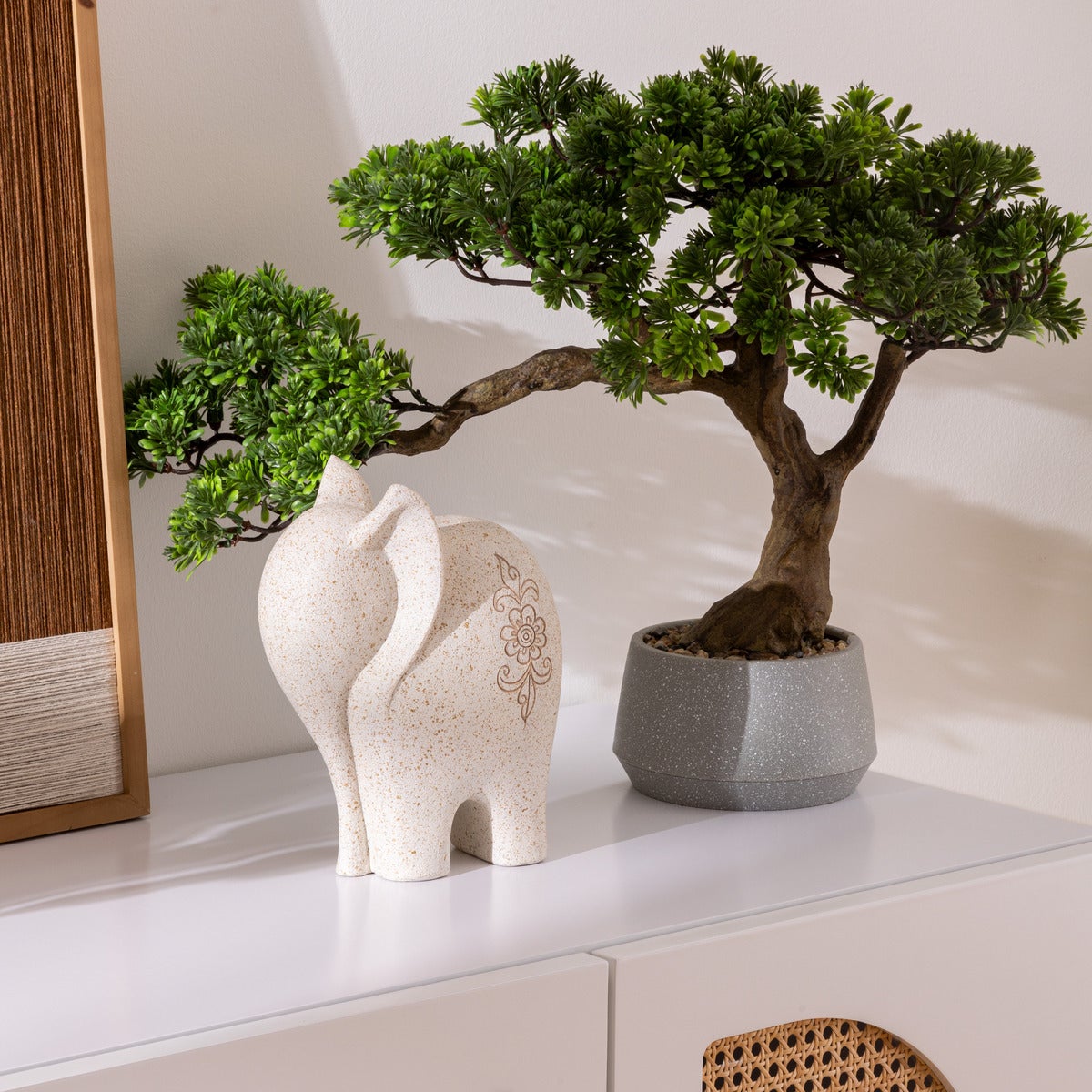 Bonsai Artificiale H80cm Atmosphera | Pianta Finta Decorativa Interni