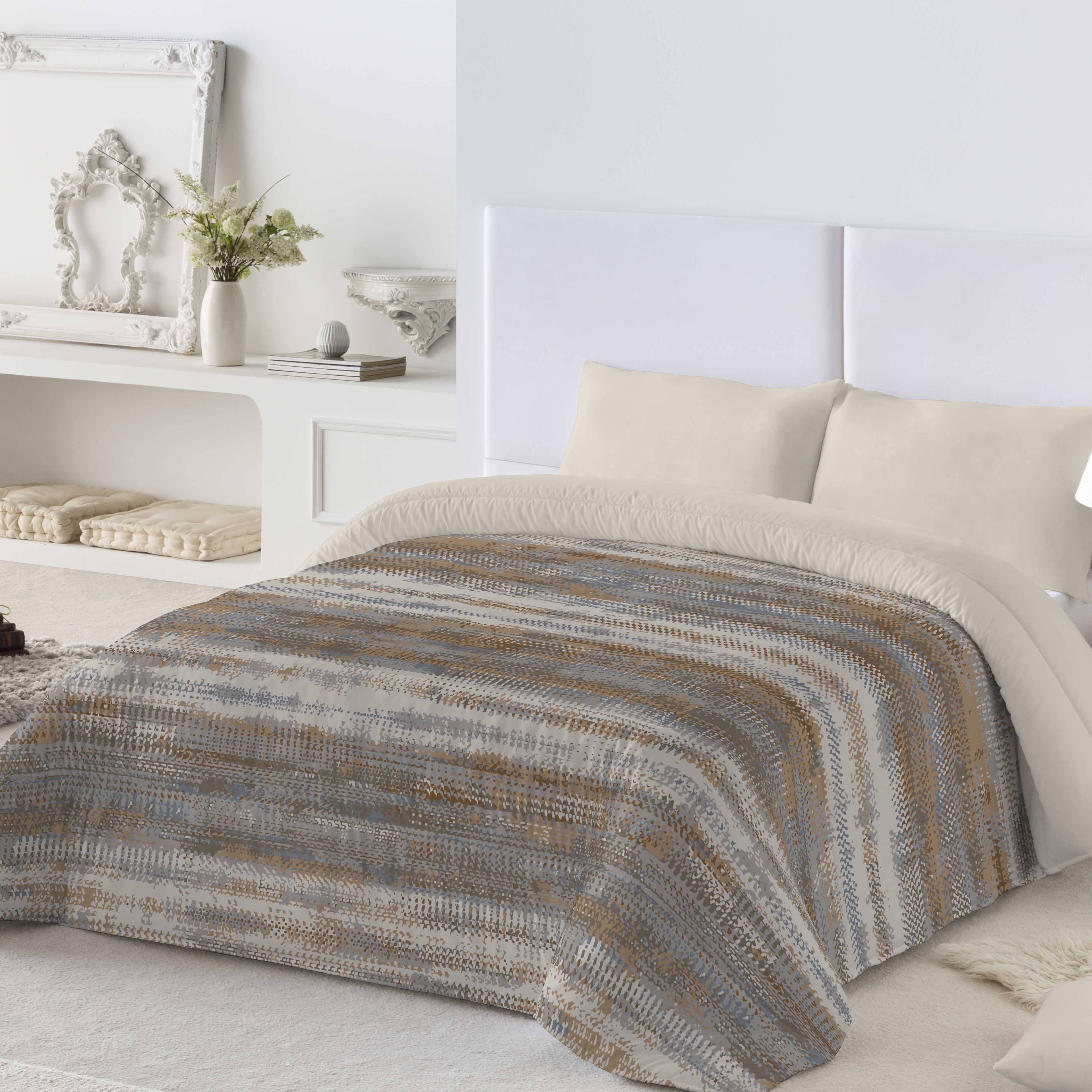 CAPA DE EDREDÃO COM TEXTURA DE VELUDO ESTAMPADA 104871 CAMA 135 - 3