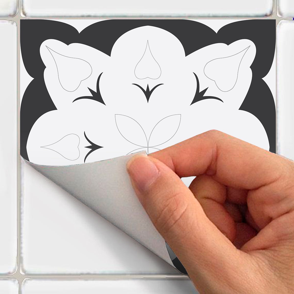 9 adesivi piastrelle azulejos agustino - Sticker adesivo - adesivi murali - 9stickers20x20cm - 4