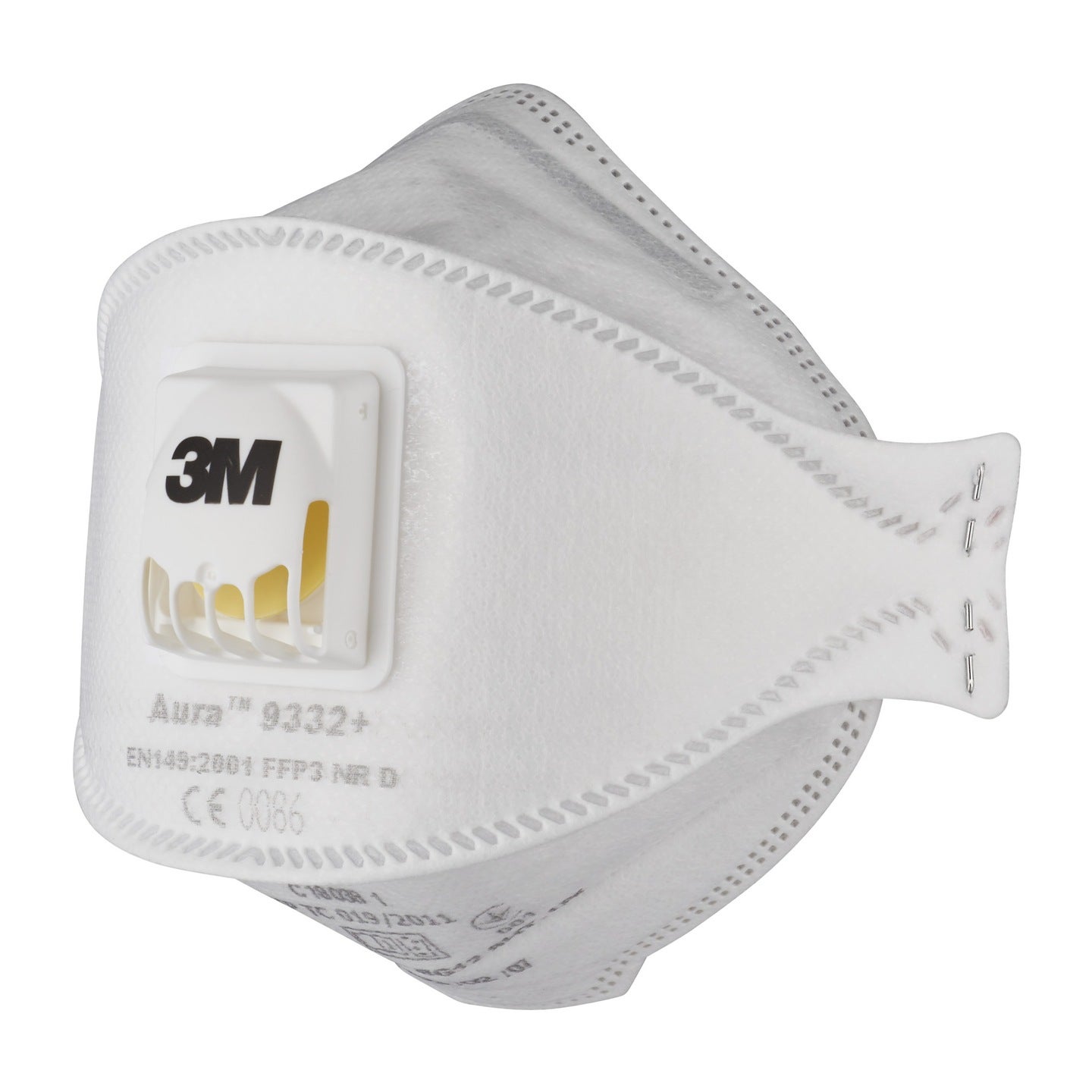 3M™ Aura™ półmaska filtrująca z zaworem Cool Flow™ 9332 PRO10, FFP3, 10 szt. - 4