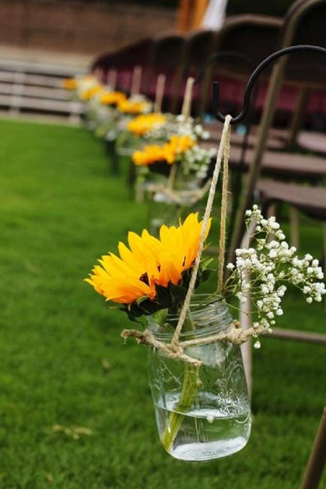Lot de 6 tournesols artificiels géants fleurs fausses à longue tige en plastique pour vases décoration maison mariage fête d'anniversaire - 7