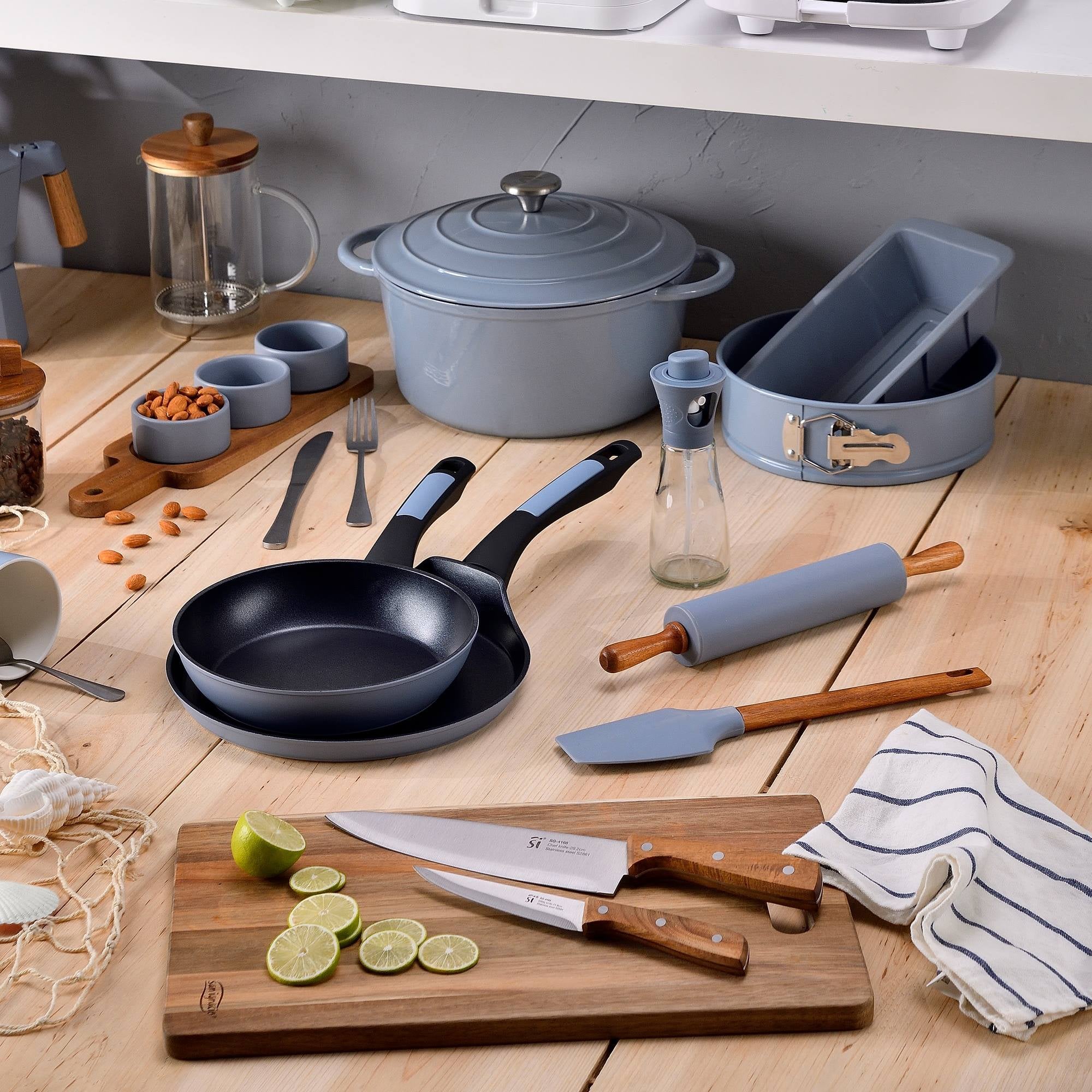 Set di pentole BERGNER Click&Cook con stampo da forno - 8