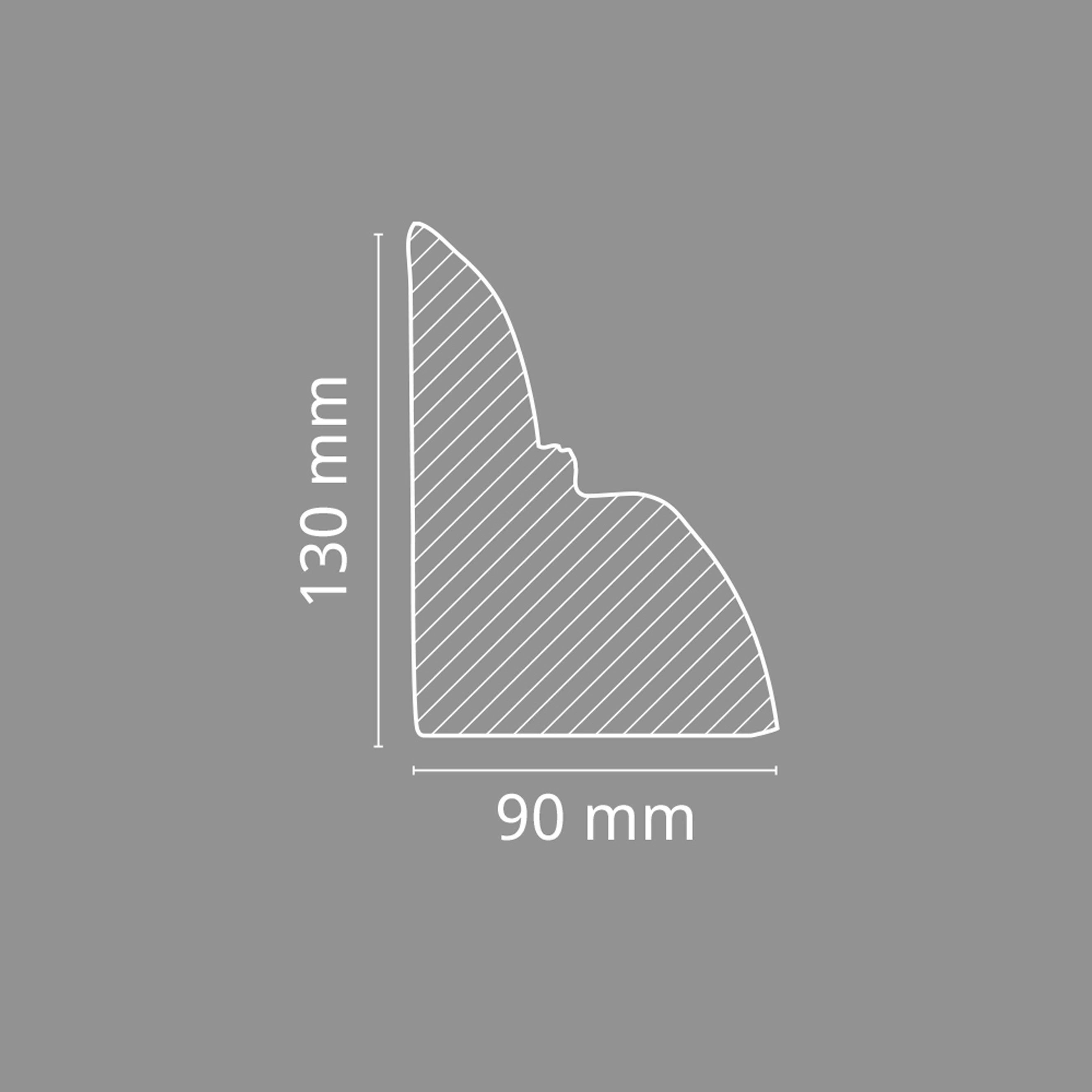 Console pour poutres de plafond 12x12cm Console PU Console pour poutres PU Rustique - 3