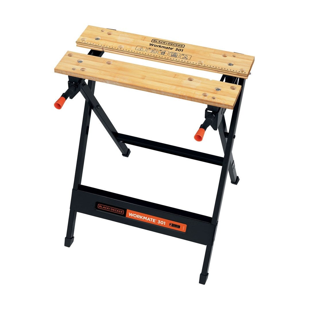Black & Decker - Établi portable Workmate® 760 mm, charge max. 160 kg - WM301 BLACK & DECKER - 5