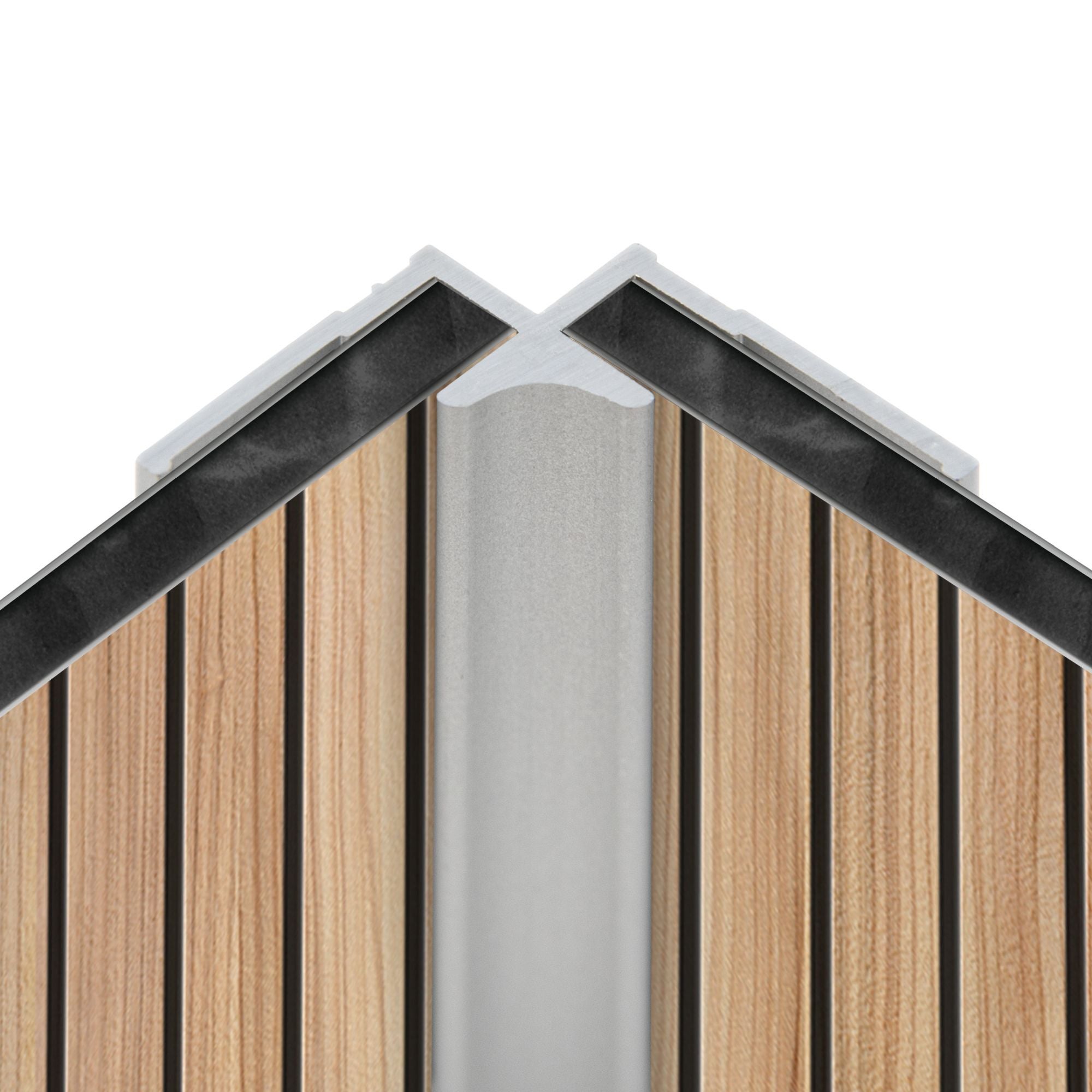 Schulte profilé d'angle intérieur, H.255 x l.2,3 cm, pour panneau mural de douche, DécoDesign, aluminium,&nbsp;alu-argenté - 3