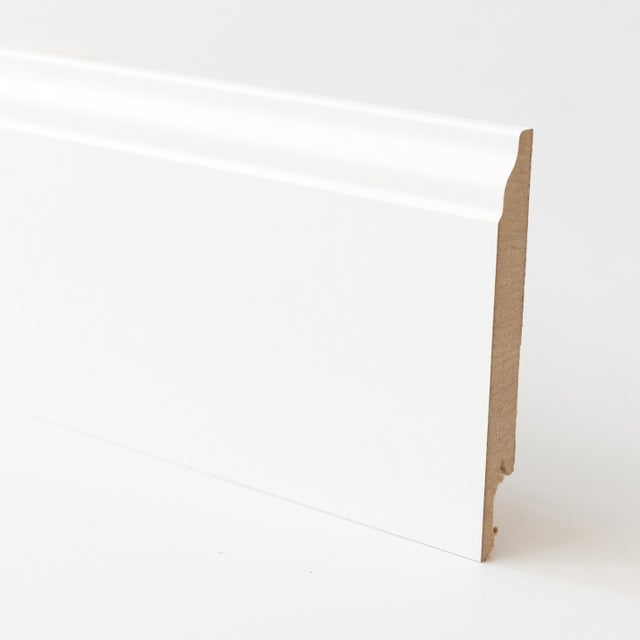 PLINTHE 120X14 MM MDF 240 CM BLANCHE