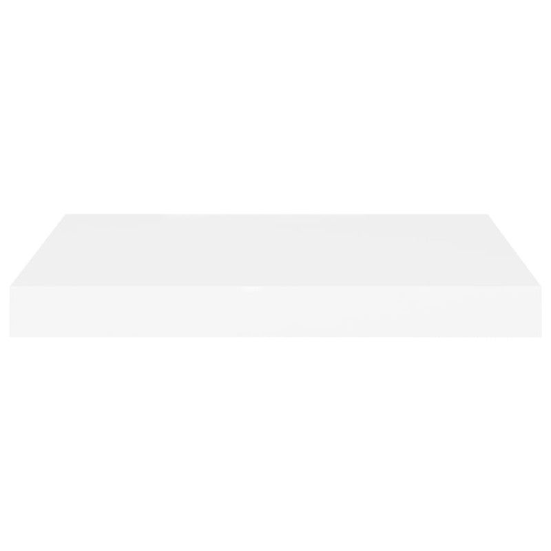 Étagères murales flottantes 4 pcs blanc 40x23x3,8 cm MDF - 5