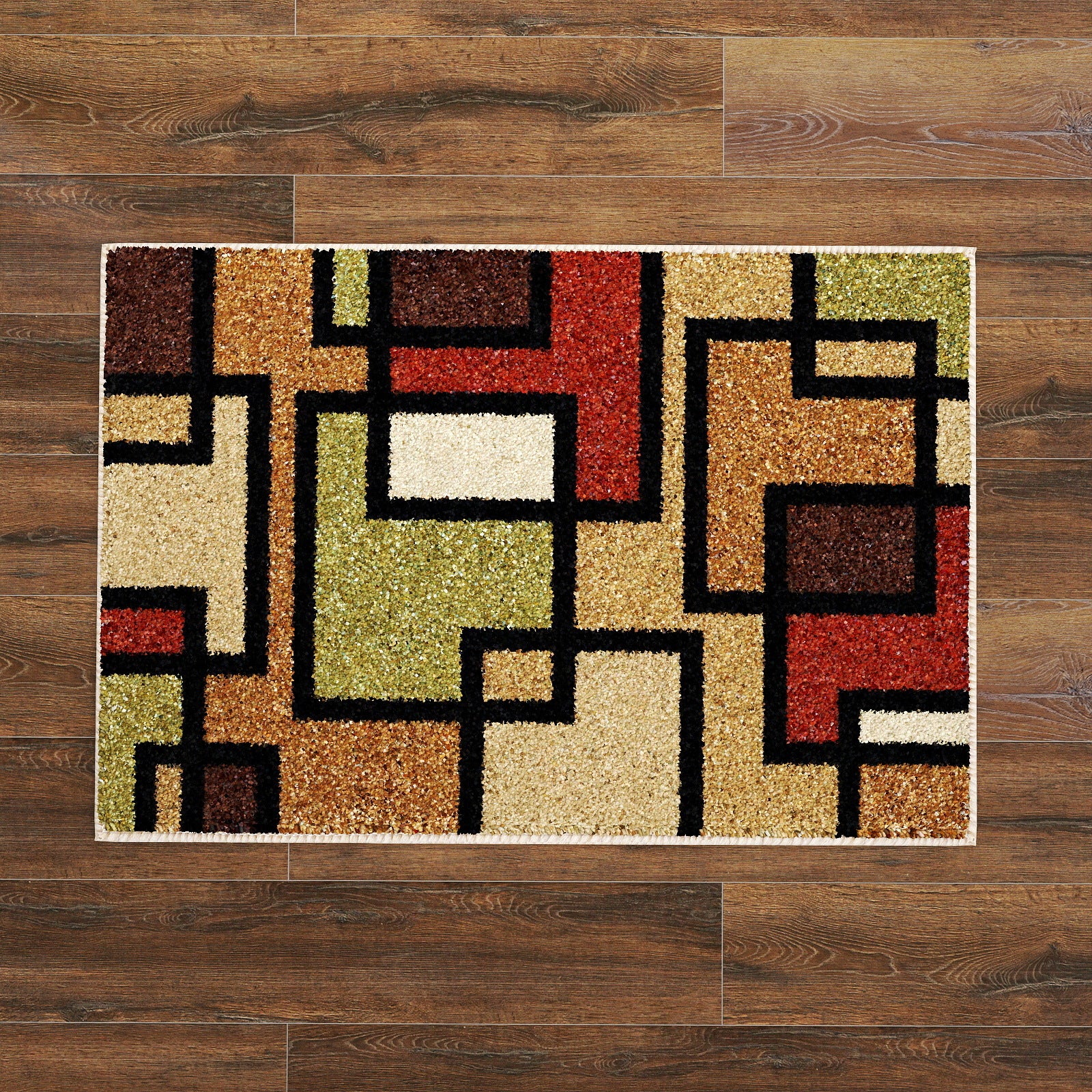 Tapis De Bain 50 X 50 Cm - Poils Longs Absorbants Et Doux - Antidérapant En Latex Naturel - Lavable à 30°C - Certifié Oeko-Tex - Couleur Noir