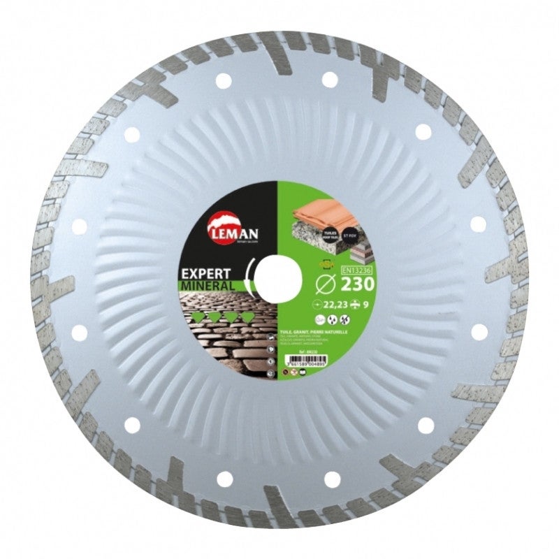 Zimoer Disque Diamant 125mm Pour Meuleuse - Double Rangée - Béton, Pierre, Marbre - Alésage 22,23mm