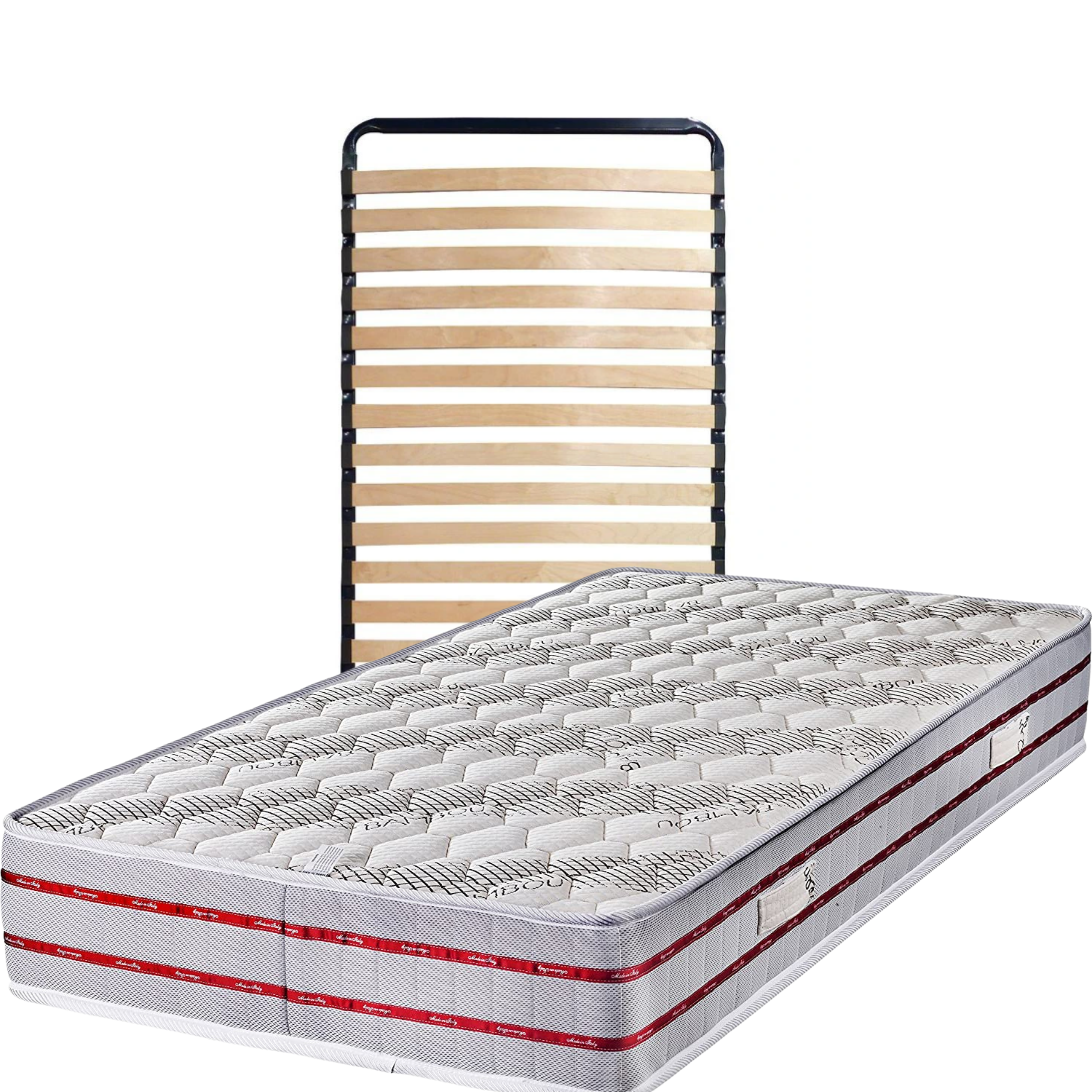 Provence Literie Matelas + Sommier 90x190 x 24 cm Confort Ferme ame rembourrage 100 