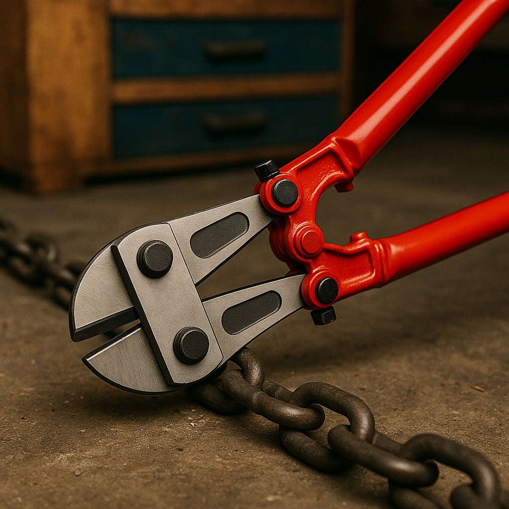 Coupe-boulon 600 mm (24 pouces) avec Lames en acier au carbone et Arête de coupe trempée Atelier - 6