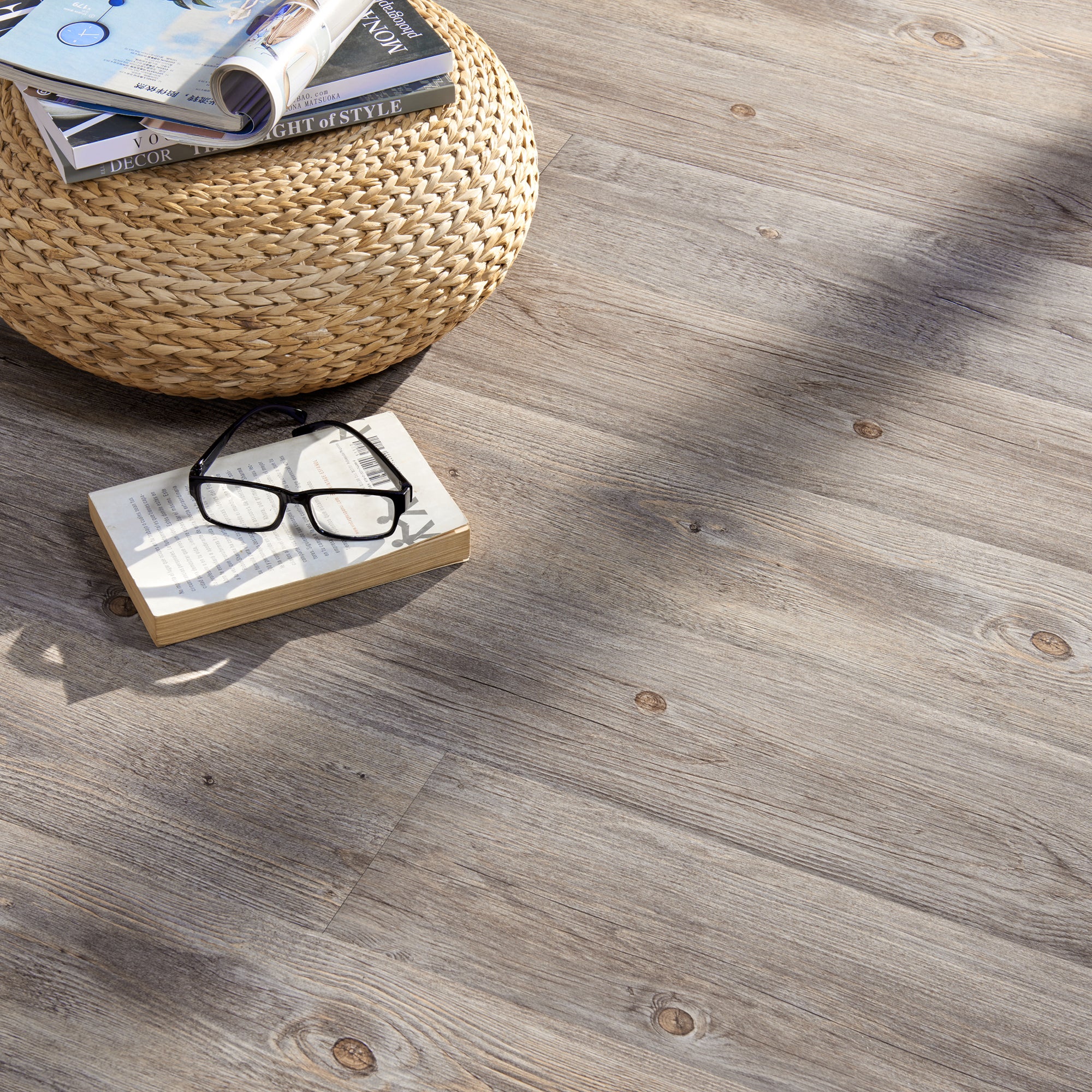 Lames Laminées PVC Vinyle 42 Pièces 5,85 m² Grey Alaska Oak Chêne Gris d'Alaska [neu.holz] - 6