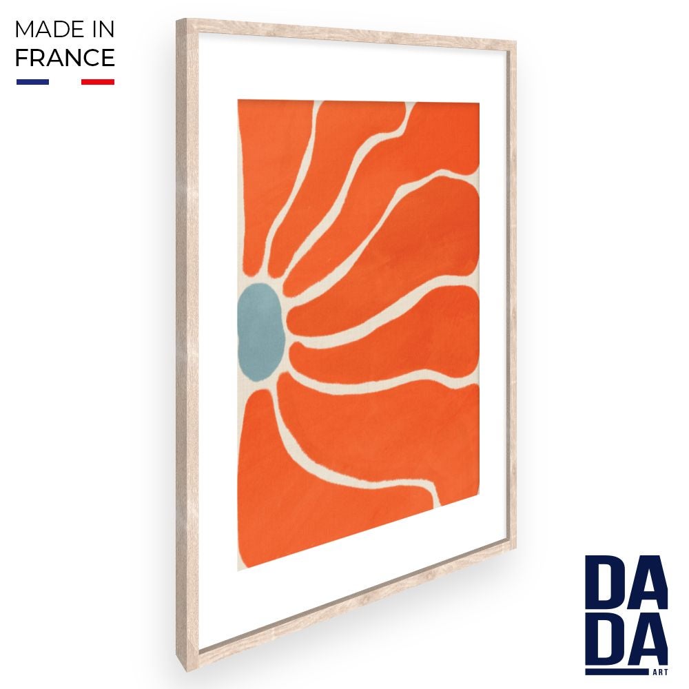 ARTTOR Affiche Decoration Murale abstraction femme Moderne Poster Cadre Chêne Clair 40x30cm Deco Affiches Murales Tableau Decoration Salon Chambre Cuisine Wall Art Design Decor P2NAA40x30-3656
