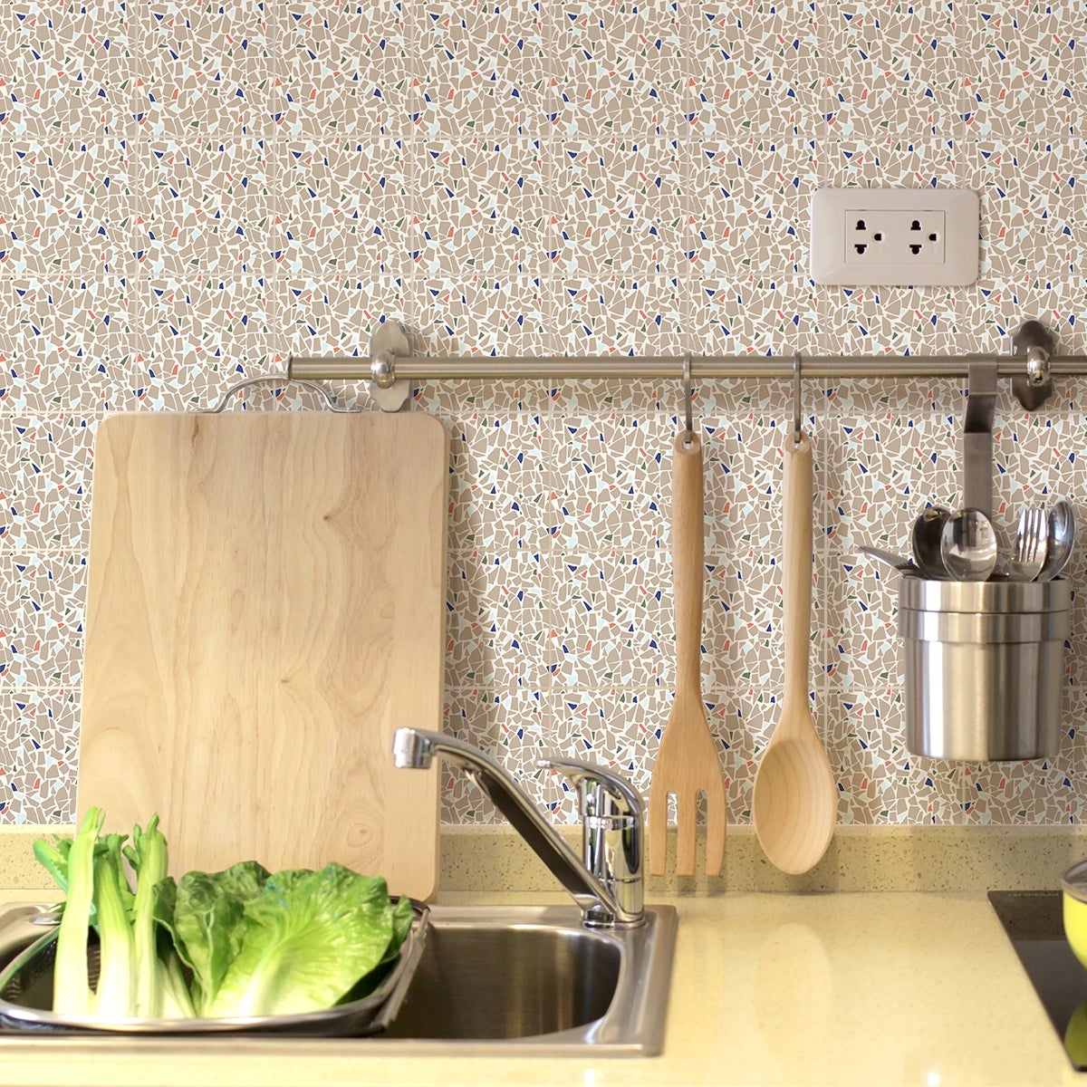 9 adesivi piastrelle terrazzo ventimiglia - Sticker adesivo - adesivi murali - 9stickers10x10cm - 5