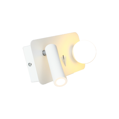 Applique-Liseuse Intérieur 3W+3W 210lm+210lm Gauche Blanc Chaud - 2