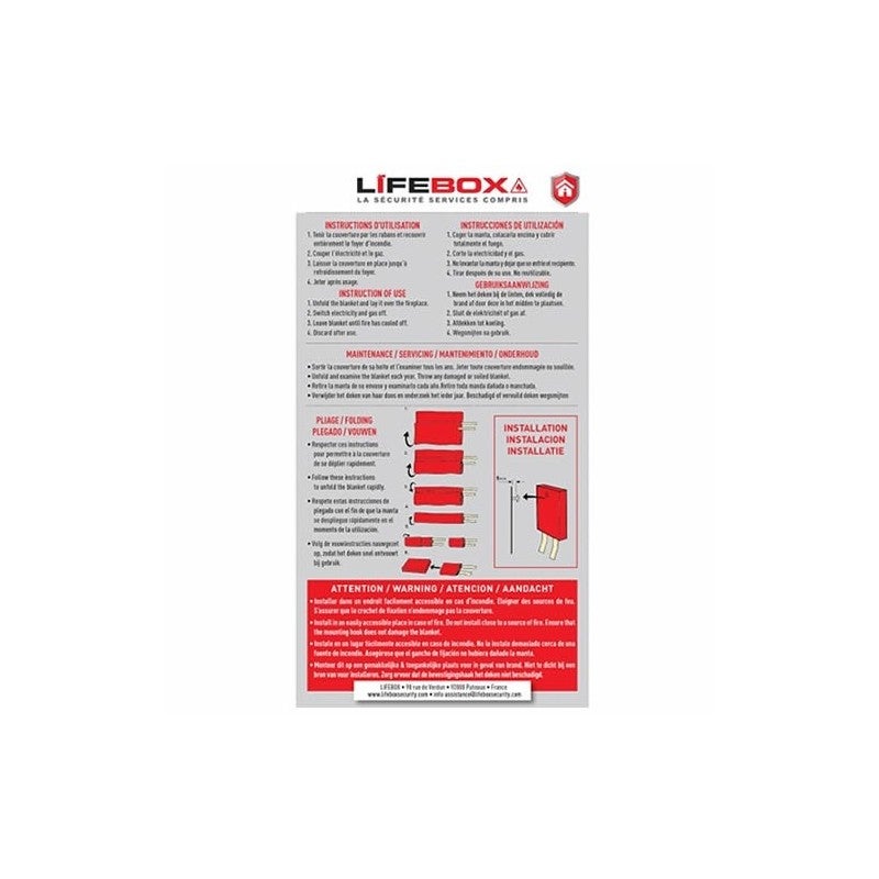 Coperta Antincendio Reinoldmax 1,2x1,8m - Sicurezza Per Casa E Ufficio - Foto 6