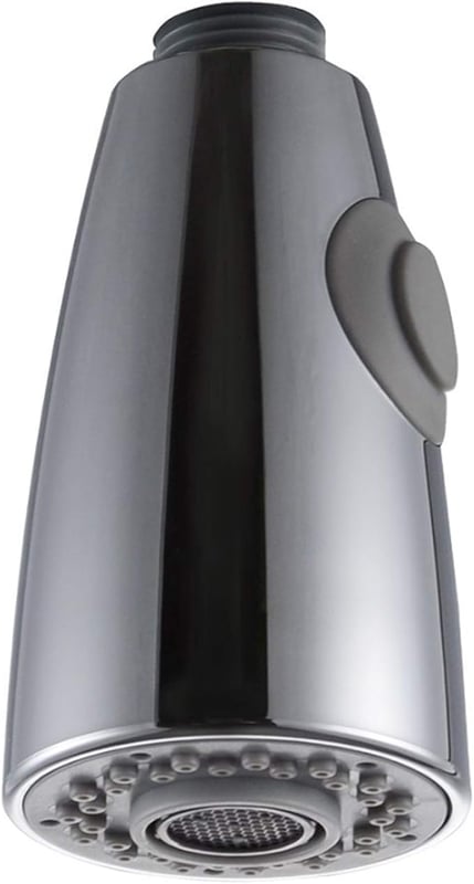 Wyciągana wylewka natryskowa do baterii kuchennej, 2 strumienie, wymienna głowica baterii, głowica natryskowa do baterii kuchennej, chrom, G1/2"