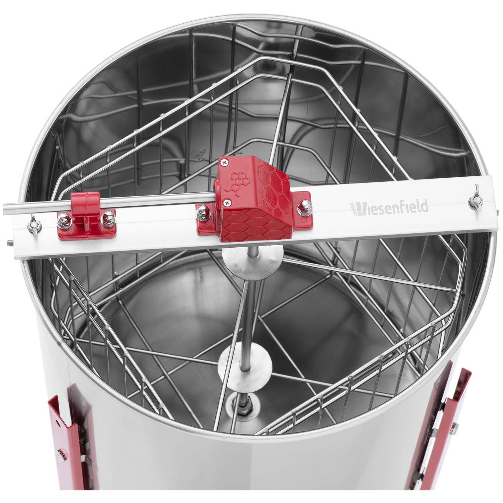 Smielatore Manuale Tangenziale Per Miele - 2 Favi, Acciaio Inox, Professionale - Foto 8