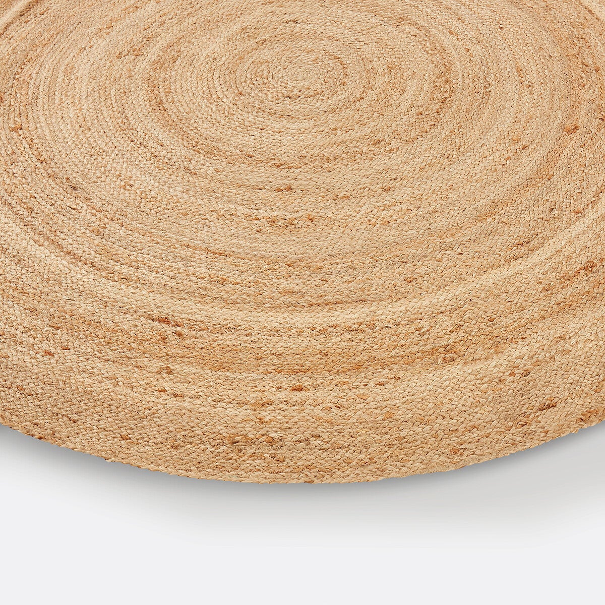 Tapis en jute Aftas - Beige naturel - diam 100 cm - 3