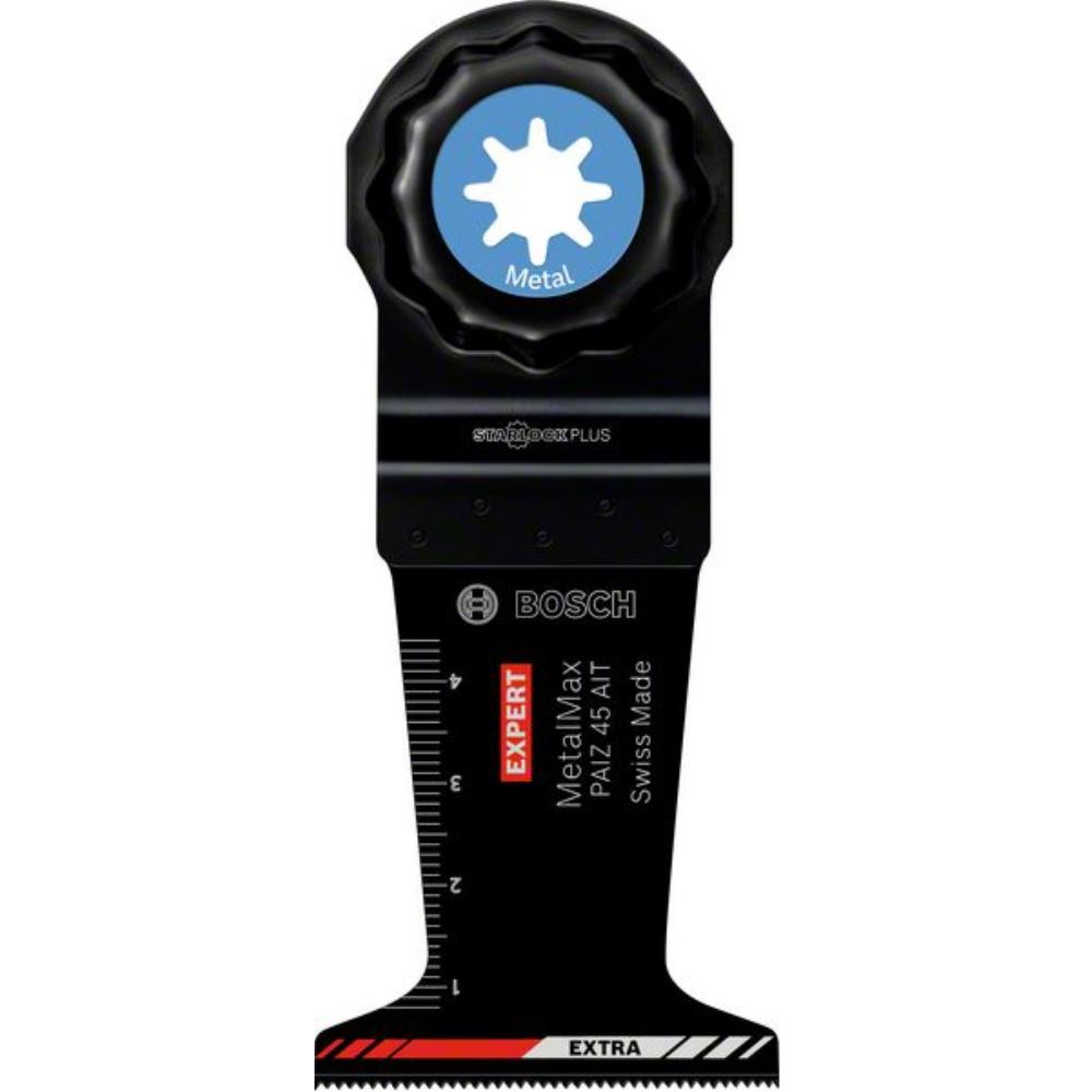 Bosch Professional 1x Lame per Utensili Multifunzione Expert MetalMax PAIZ 45 AIT per Acciaio, Acciaio Inossidabile, Larghezza 45 mm, Accessorio Utens