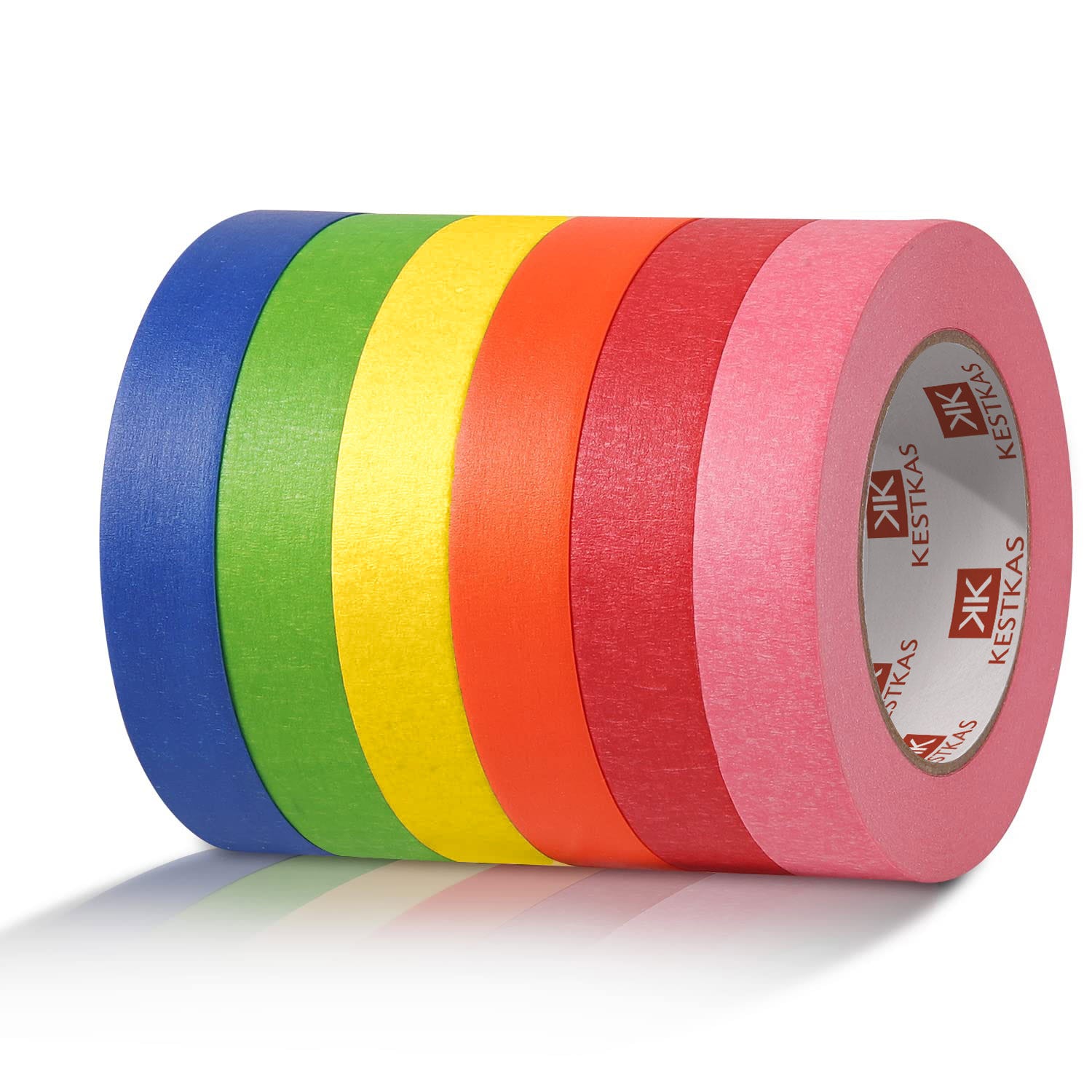 Nastro decorativo in mussola di seta, 25 m x 40 mm, 6 colori, con bandiera Deko double face, per cucito, decorazione e confezioni regalo Nastro decorativo in mussola di seta, 25 m x 40 mm, 6 colori, con bandiera Deko double face, per cucito, decorazione e confezioni regalo
