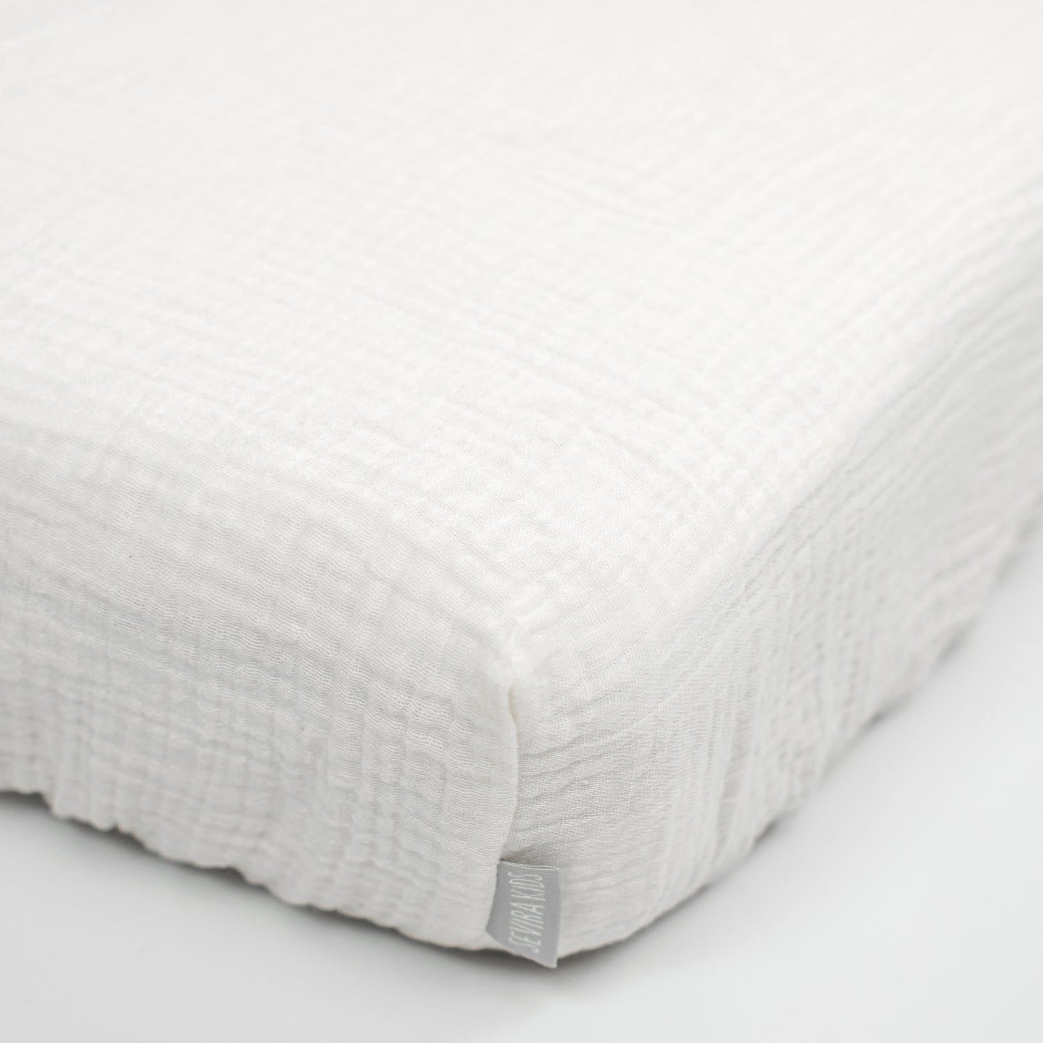 Drap housse uni en gaze de coton - 6