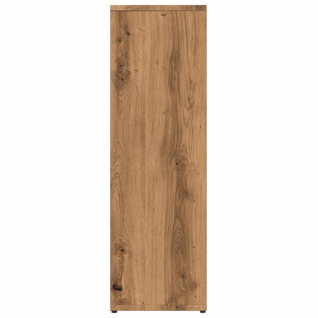 Bibliothèque | Armoire de livres | Meuble de Rangement chêne artisanal 45x25x80 cm bois d'ingénierie CFW719552 - 6