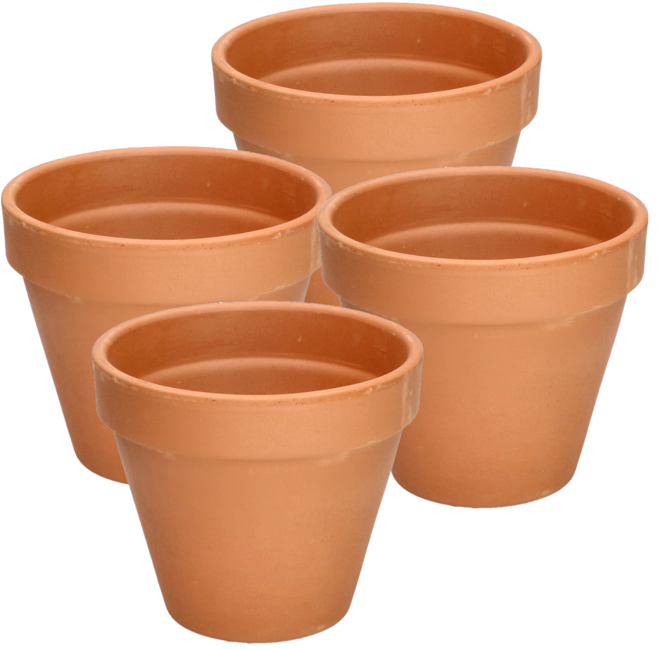 4 szt doniczka gliniana fi 15 donica ceramiczna terakota na kwiaty rośliny - KOTARBAU
