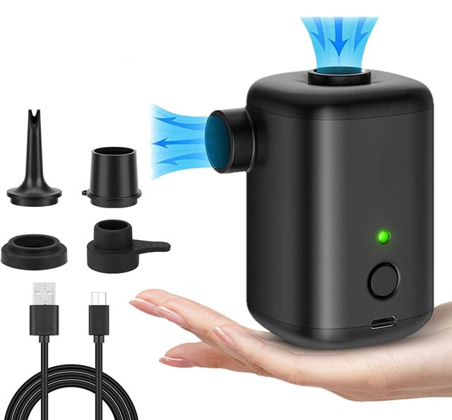 Pompa Gonfiabile Elettrica Portatile TK-609 | Portata 30L/min | Alta Pressione | Per Palloni, Materassini, Giocattoli | Alimentazione 100-240V