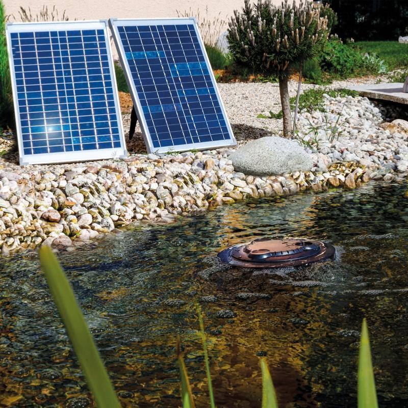 Fontaine Solaire Flottante SZMP 3.5W - 8 Buses Pour Jardin, Étang