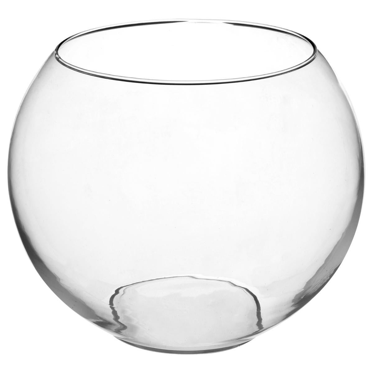 Vaso a sfera in vetro D25cm , Atmosphera Créateur d'intérieur - 2