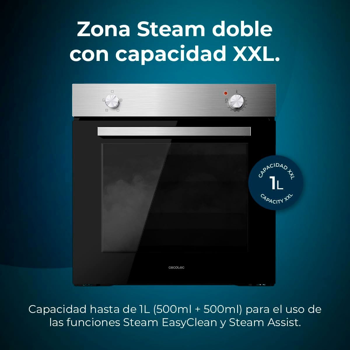Four encastrable Cecotec Bolero Hexa capacité 77 litres 2800W inox - 6