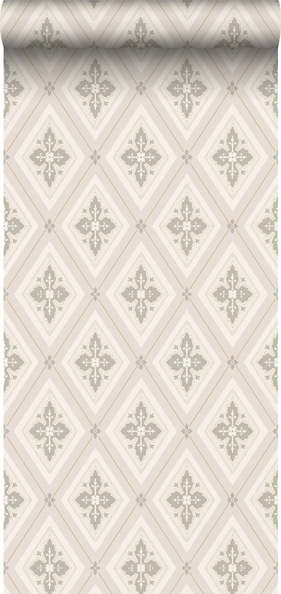 Tapeta motyw płytek beżowym - 53 cm x 10.05 m - DURO